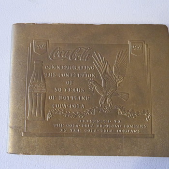 1957 Coca Cola Bottling 50th Anniversary Booklet - Coca-Cola