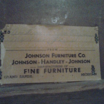 Gift Card Attached to My Antique Bed Frame