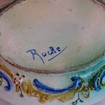 Does anyone know RucRe? Maybe it's RucPie? I am still looking for an ID... - Pottery