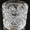 American Brilliant Cut Glass Napkin Ring Pitkins and Brooks