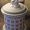 Tri-color Wedgwood cover Jasperware jar