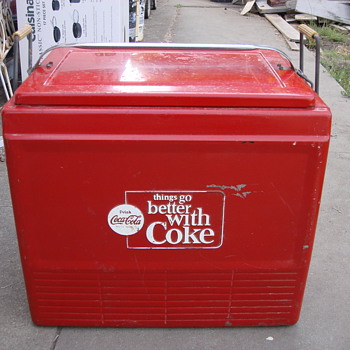 1960's Enjoy Coke Cola Cooler All orginal