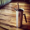 Kalmar Design Stainless Steel and Wood Martini Pitcher 