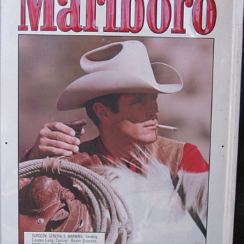 Marlboro Man Tin Sign - Signs