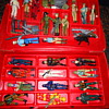 G.I. Joe Collectors case with 24 G.I. Joe figures and accesories