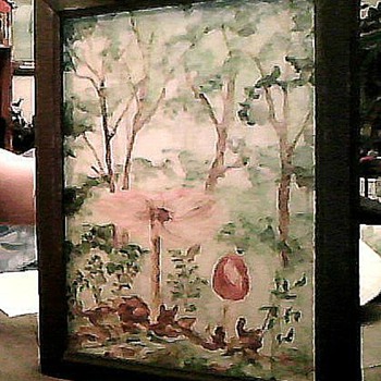 BEAUTIFUL MUSHROOM PAINTING