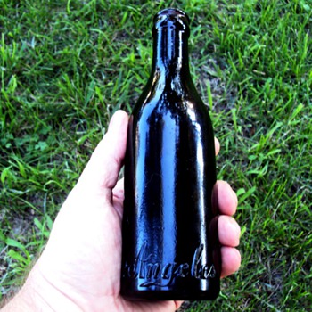 Amber Straight Side Coca-Cola Bottles