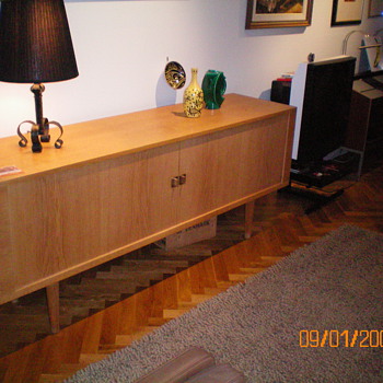 Hans Wegener Sideboard 'President" ca 1965, oak, made by Tuck