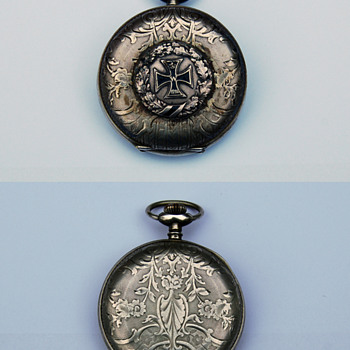 Pocket watch with Iron Cross. - Pocket Watches