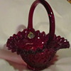 Fenton Red Basket