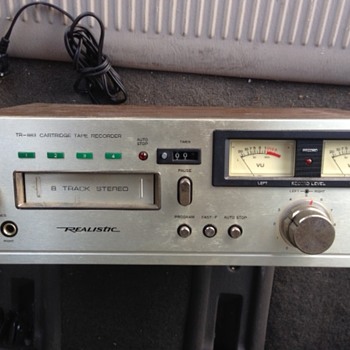 8 Track Realistic Player/Copy 1979 Yard Sale save - Electronics
