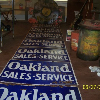 More porcelain signs