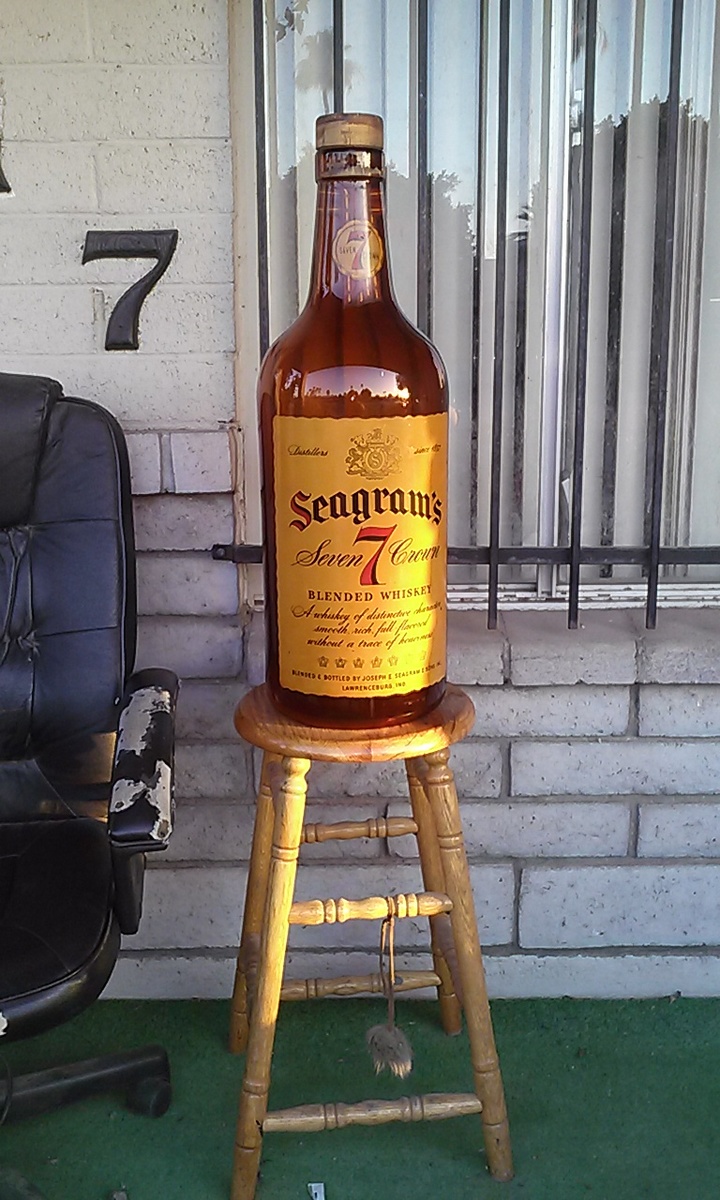 Seagram's 7 Crown 5 gallon glass bottle Collectors Weekly