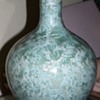 15" tall crystalline glaze vessel - Jingdezen c. 1970