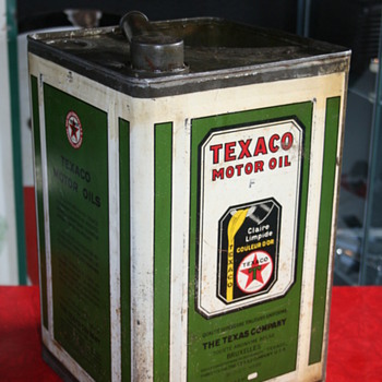texaco oil can - Petroliana