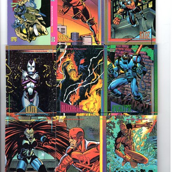 MARVEL COMICS CARDS - Comic Books