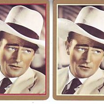 2 deck set of John Wayne playing cards