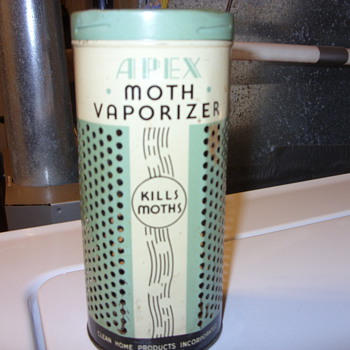 EARLY TIN APEX MOTH VAPORIZER - Advertising