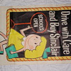 Vintage 1950's original Sinclair quick change posters. Made by the Pratt Poster Company.