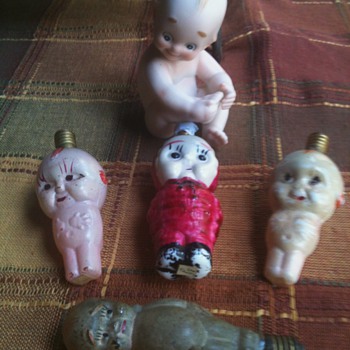 Kewpie Doll Christmas Light Bulbs - Dolls