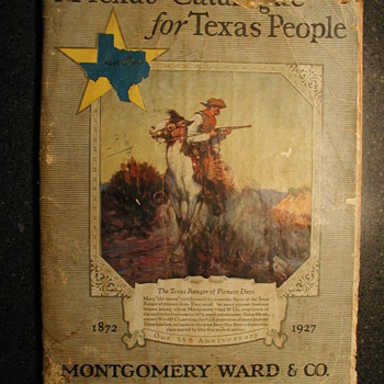 This is an original (Not a reprint) A Texas Catalog for Texas People. Montgomery Ward & CO. Fort Worth Spring & Summer 1927 - Books