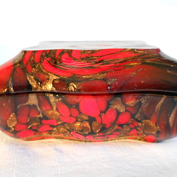 Murano cigarette box, 1960's - Art Glass