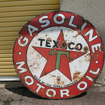 Large Texaco Sign - Signs