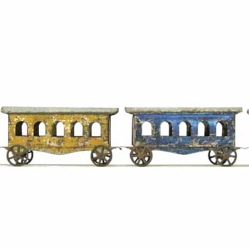 Very Old Pull Toy Tin Train