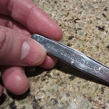 1930s Coca Cola stainless pocket knife - Coca-Cola