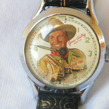 1951 New Haven Gene Autry "Animated" Wristwatch - Wristwatches