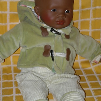 Black baby boy by Mariquita Perez - Dolls