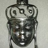 Sterling Silver face pin 