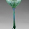QUEZAL ART GLASS FLOWER FORM VASE, circa 1905