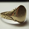 I'm confused... Old ring. (Hand Engraved? Gold?)
