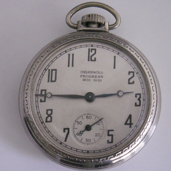 1833-1933 Century of Progress Chicago Watch & Fob