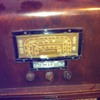 RCA floor model tube radio
