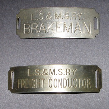 LS & MS Ry Cap Badges
