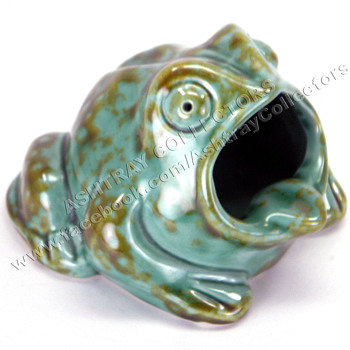 English Frog Smoker Ashtray - Tobacciana