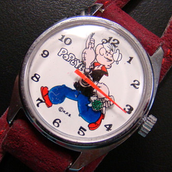 1971  Popeye Wristwatch - Wristwatches