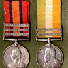 Queen’s & King’s South Africa Medals plus sterioview