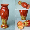 Franz Welz Stripes & Spots dimple Vase