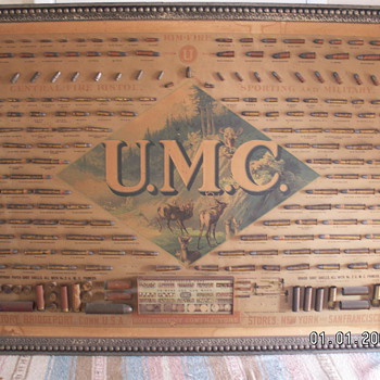  1899 UMC bullet board - Military and Wartime