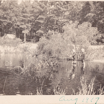 Our relatives fishing 1917 - Photographs