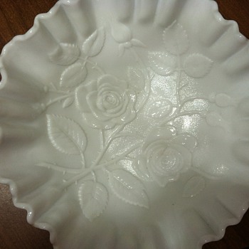 White milk glass? - Glassware