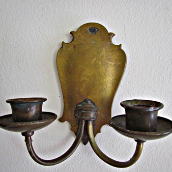 S & A Brass Candle Wall Sconces - Lamps