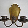 S & A Brass  Candle Wall  Sconces 