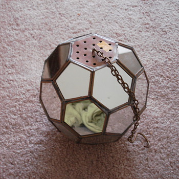 Strange Geometric Mirror/Incense Ball  