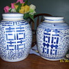 2 chinese happiness jars
