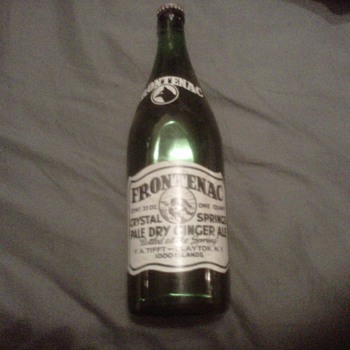 Frontenac Ginger Ale Bottle Unopened