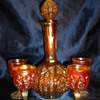 Carnival Glass Decanter